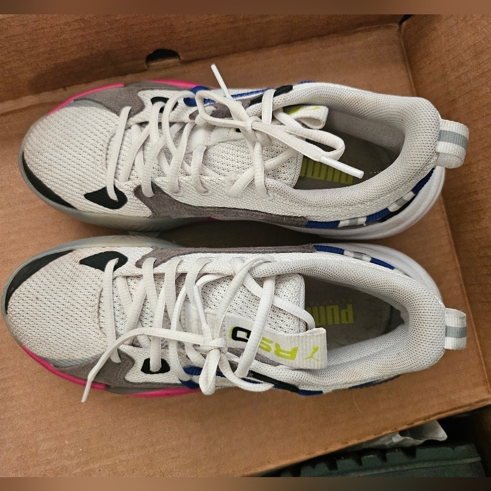 Puma Kids Performance Basketball Multi-Color Athletic Shoes size 4C. - Picture 4 of 13